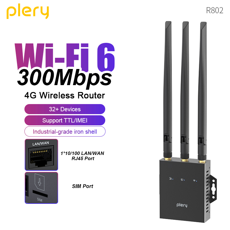 Industrial 4G Router Vpn - PLERY CAT4 4G LTE WiFi Router