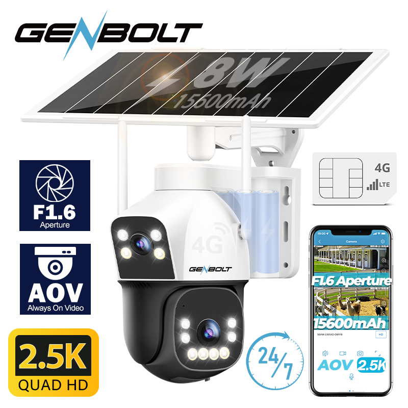 4G Lte Router Outdoor Waterproof - GENBOLT 4G AOV Cellular Solar Security