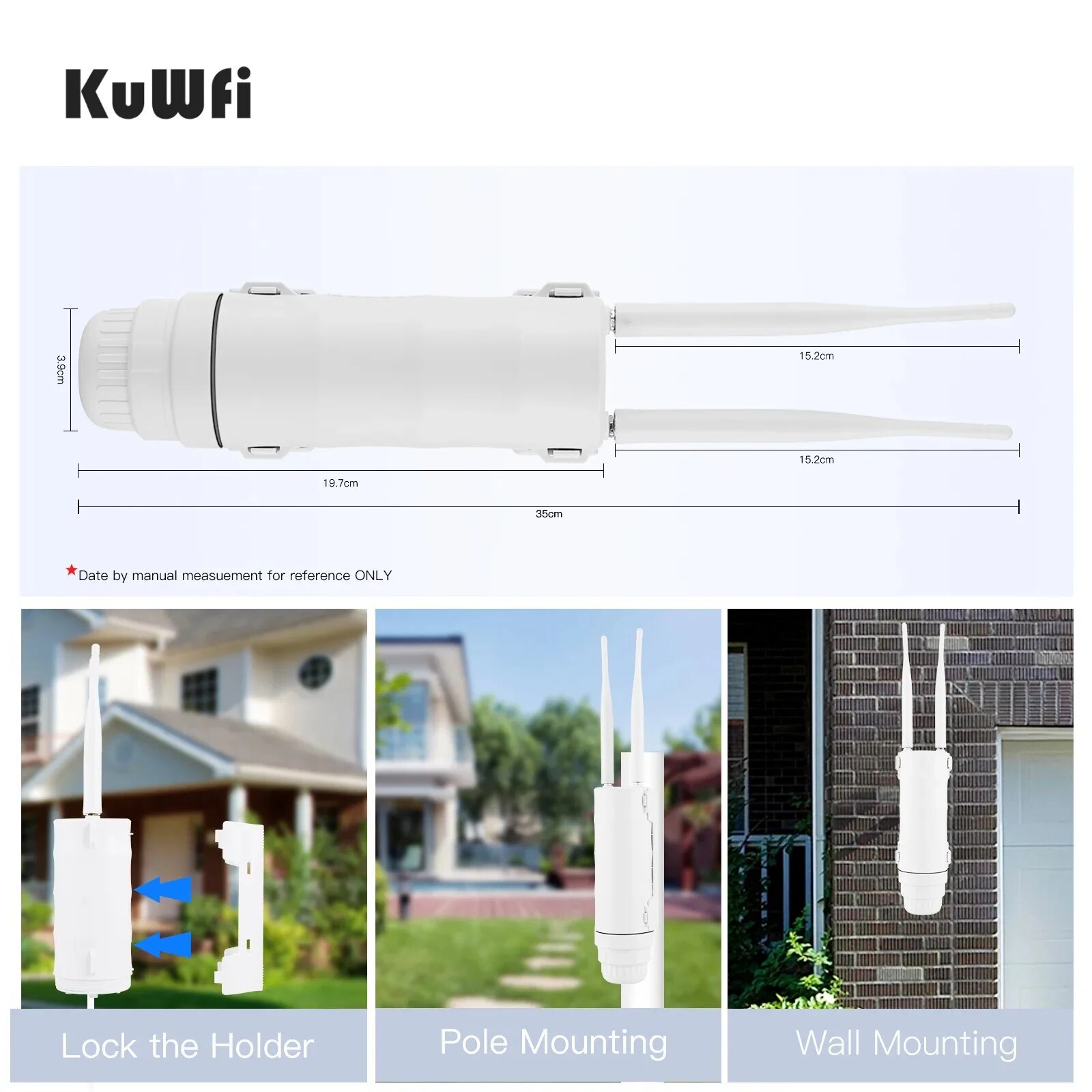 KuWFi IP67 Waterproof 4G LTE W - 4G Lte Router Outdoor Waterproof ulasan dan harga