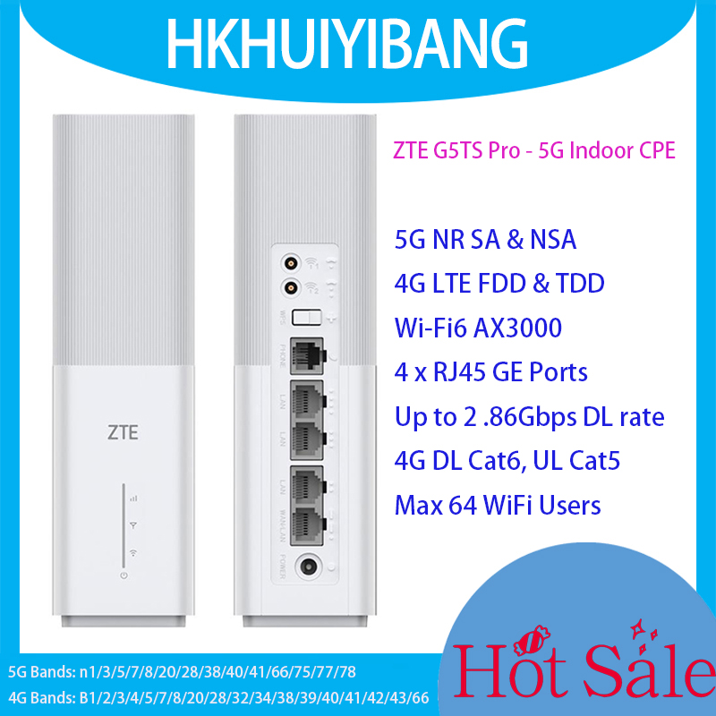 ZTE 5G CPE G5TS Pro Dual Band  - 4G Lte Modem Cat6 External Antenna ulasan dan harga
