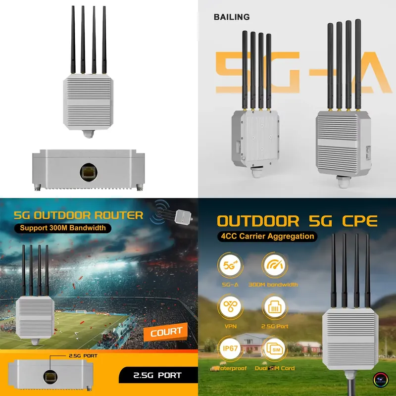 SDX75 ODU 5G Outdoor CPE Route - 5G Outdoor Cpe Nsa Sa ulasan dan harga