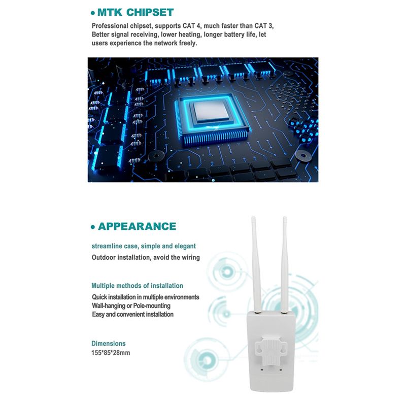SWXF POE Outdoor Waterproof LT - 4G Lte Router Outdoor Waterproof ulasan dan harga