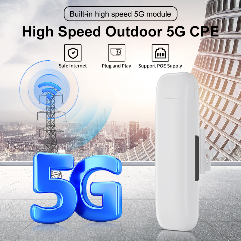 Outdoor 5g Sim Router 2.5Gbps  - 5G Outdoor Cpe Nsa Sa ulasan dan harga