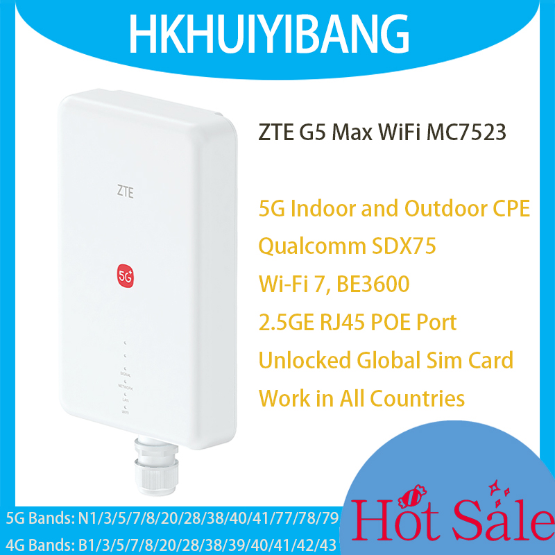 ZTE G5 Max WiFi MC7523 SDX75 5 - 5G Cpe Router Outdoor ulasan dan harga