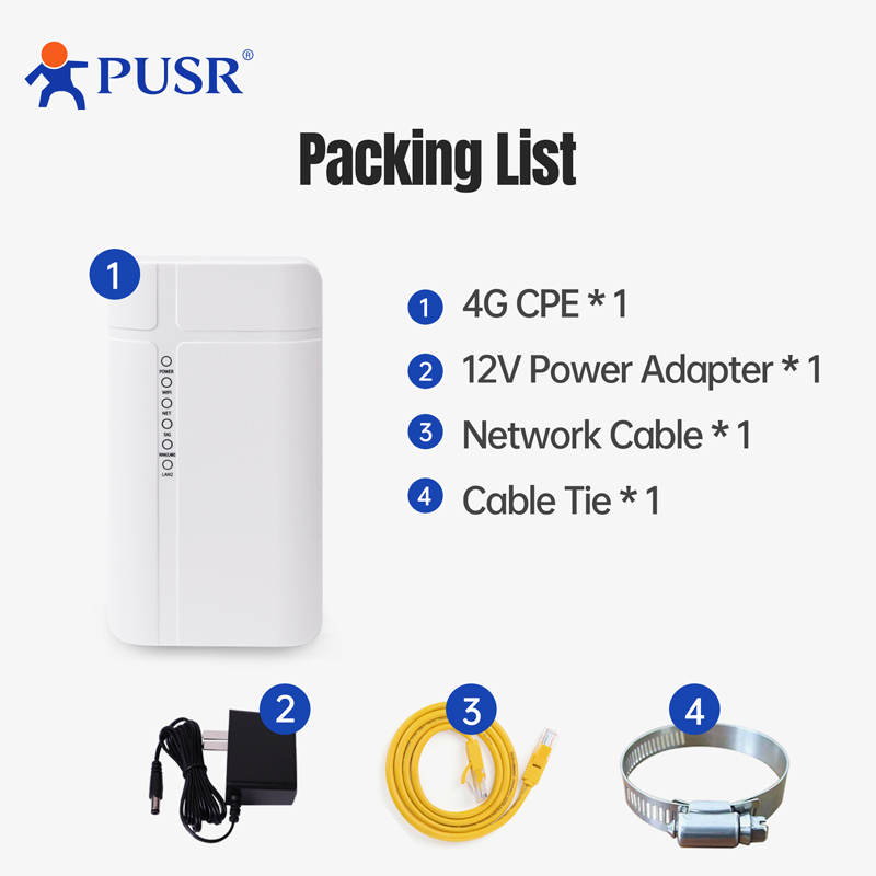 PUSR Outdoor 4G LTE Router CPE - 4G Lte Router Outdoor Waterproof ulasan dan harga