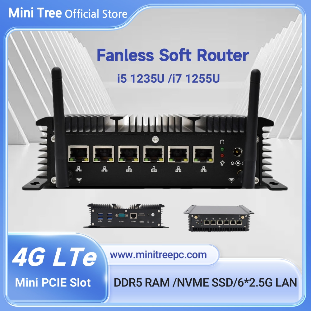 Fanless Mini Firewall Soft Rou - Industrial 4G Router Vpn ulasan dan harga