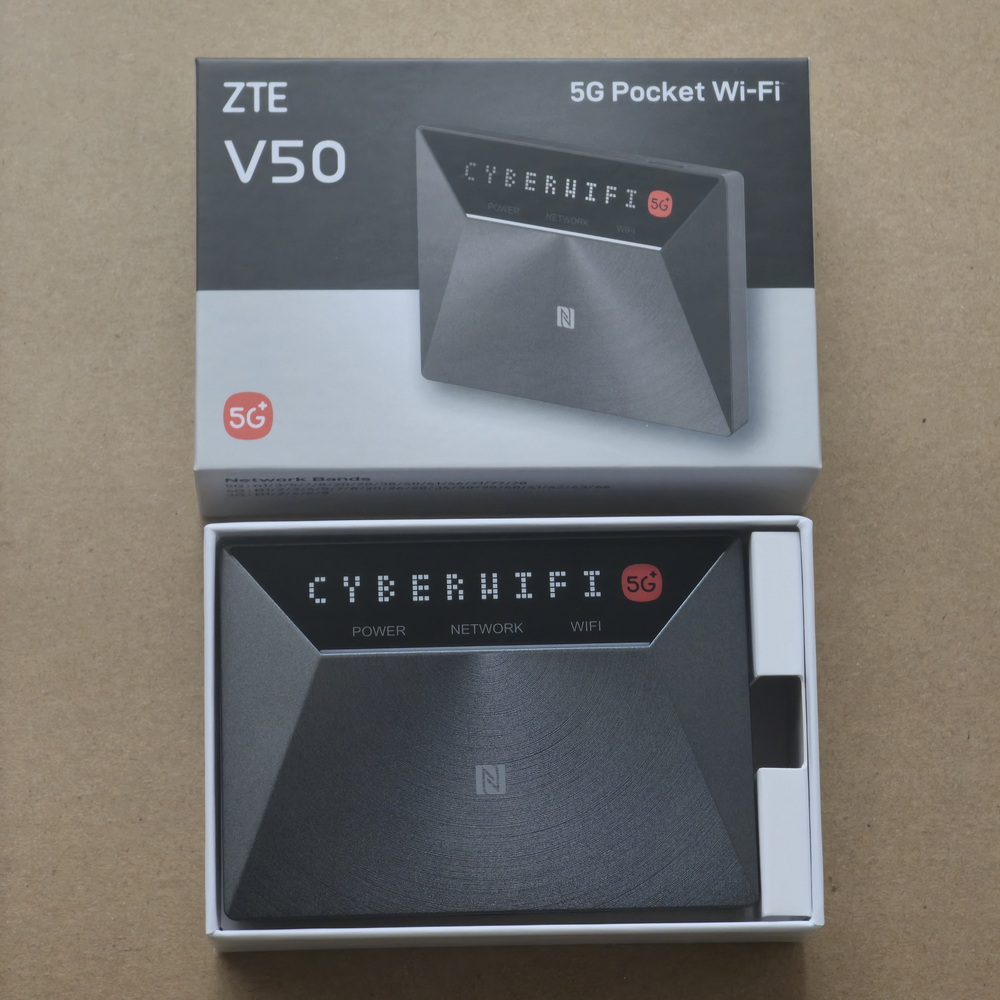 ZTE 5G Mobile WiFi V50 MU3351  - 4G Router Dual Band Wifi Ac1200 ulasan dan harga
