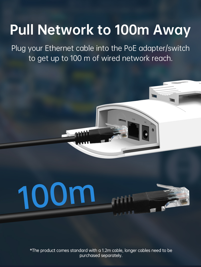Plery 300Mbps+1200Mbps Outdoor - 4G Lte Router Outdoor Waterproof ulasan dan harga