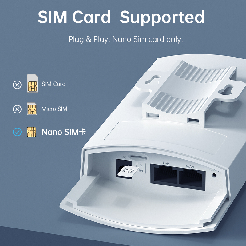 PLERY 1200Mbps Outdoor WIFI 4G - 4G Router With Poe Wan ulasan dan harga