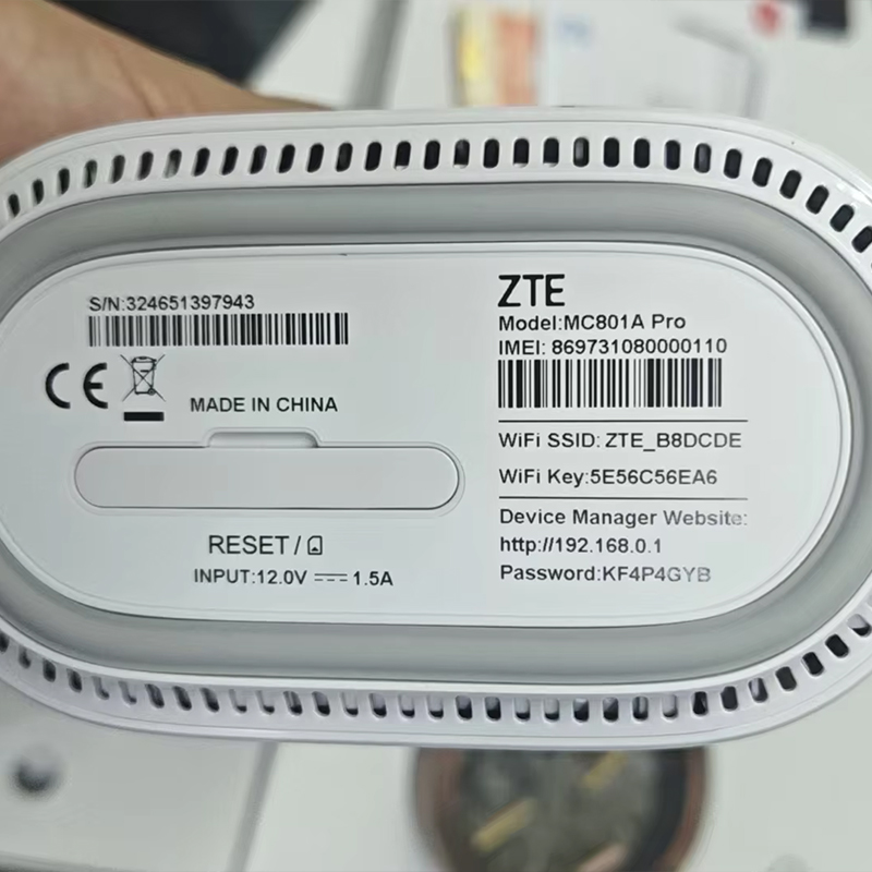 ZTE 5G Indoor WiFi Router MC80 - 4G Router Sim Card Slot Gigabit ulasan dan harga