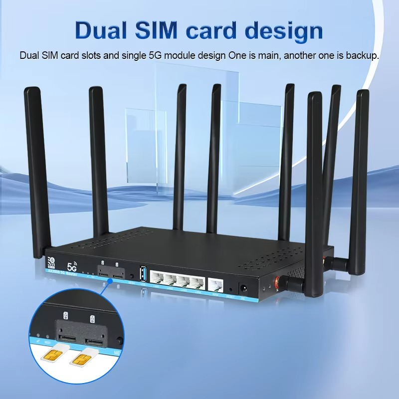 5G Openwrt 21 Gigabit Dual Ban - 4G Router Sim Card Slot Gigabit ulasan dan harga