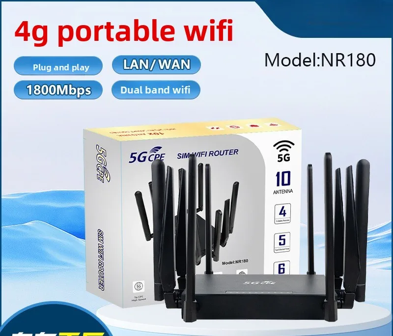 For NR180 Eurasian version tru - 4G Router Sim Card Slot Gigabit ulasan dan harga