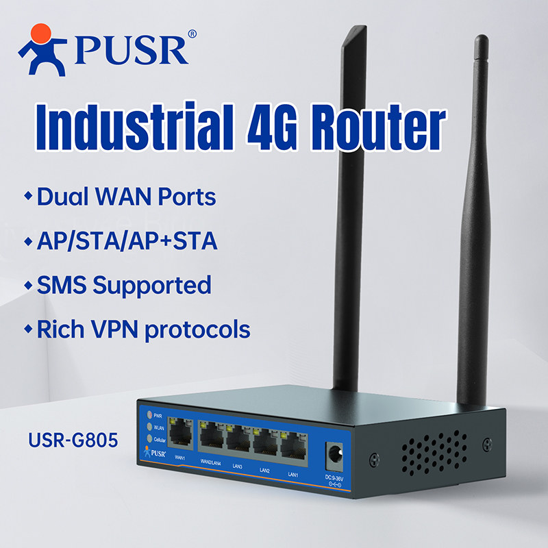 PUSR 4G LTE Industrial Router  - 4G Router Dual Sim Failover ulasan dan harga