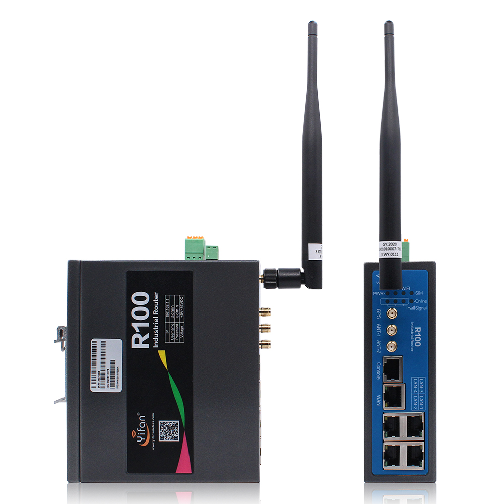 R100 Industrial 4G LTE Router  - Industrial 4G Router Vpn ulasan dan harga