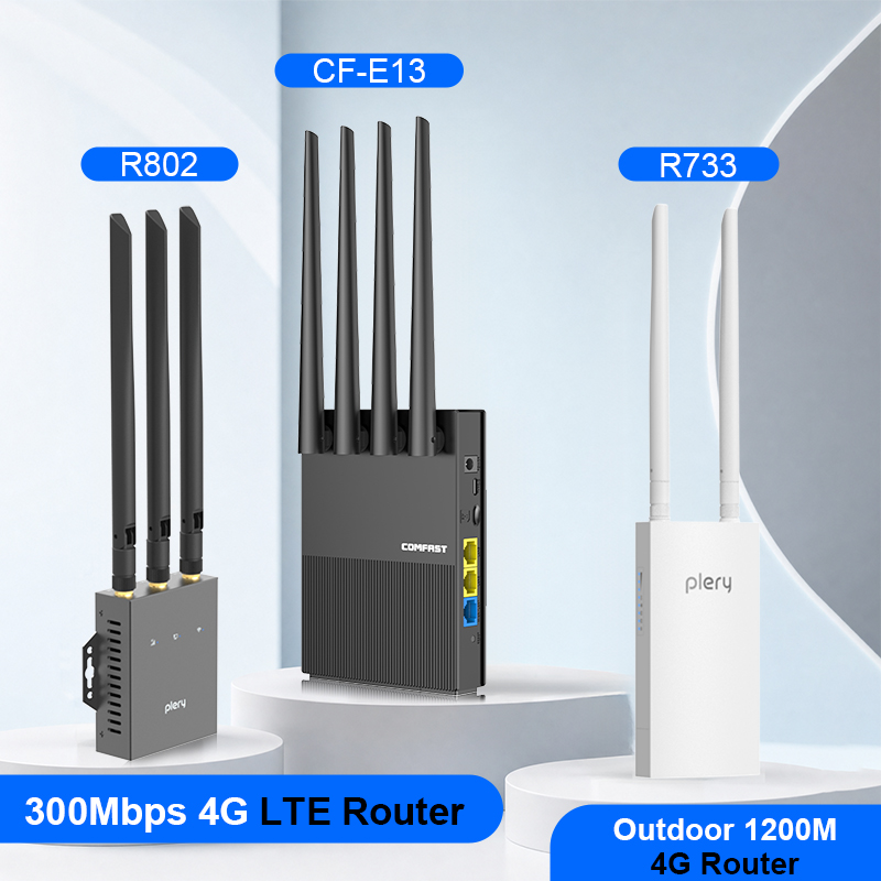 PLERY/COMFAST CAT 4/6 4G LTE R - Industrial 4G Router Vpn ulasan dan harga