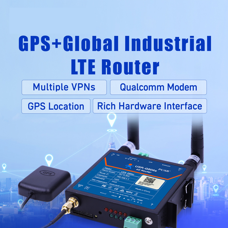 PUSR Industrial USR-G806S-G 4G - Industrial 4G Router Vpn ulasan dan harga